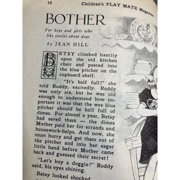 Childrens Play Mate Magazine May 1940 Featuring Stories Rhymes & Puzzles - Picture 7 of 16